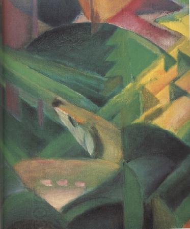 Franz Marc Details of The Monkey (mk34) China oil painting art